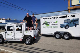 A & R eride Canada, Electric Utility Vehicles, electric vehicles Canada, Happy customers