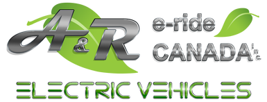 A & R eride Canada, Electric Utility Vehicles, Logo, electric vehicles Canada
